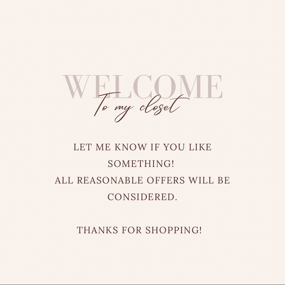 Welcome to my Closet!